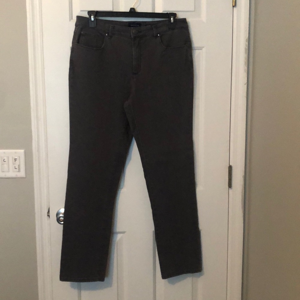 Charter Club Lexington Straight leg grey jeans